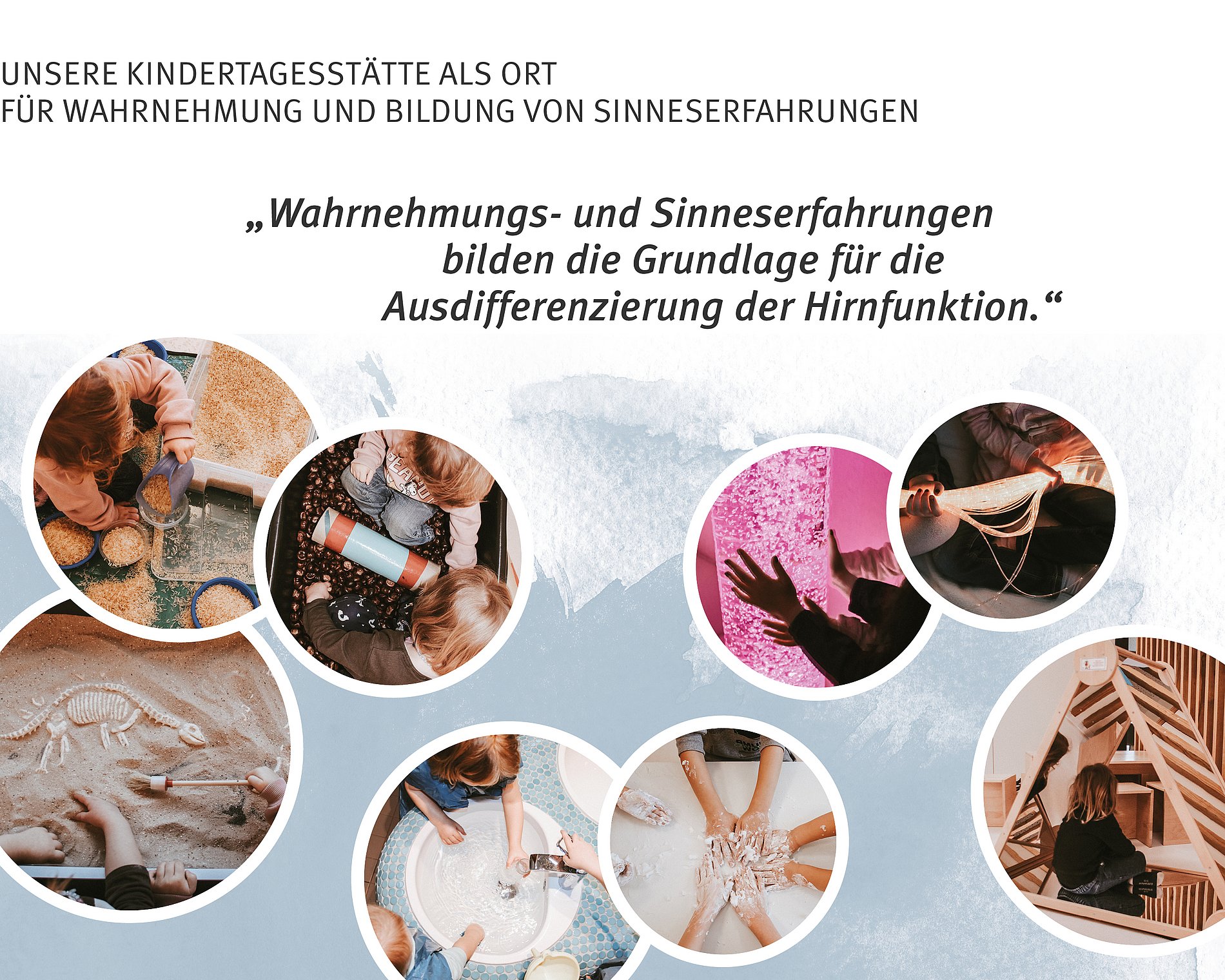 Unsere Kita St. Hubertus in Rennerod als Ort der Wahrnehmung und Bildung von Sinneserfahrungen